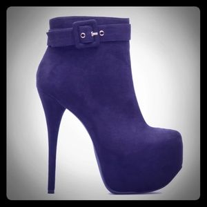 🦋NEW ITEM‼ SEXY SUEDE BOOTIE W/ZIPPER